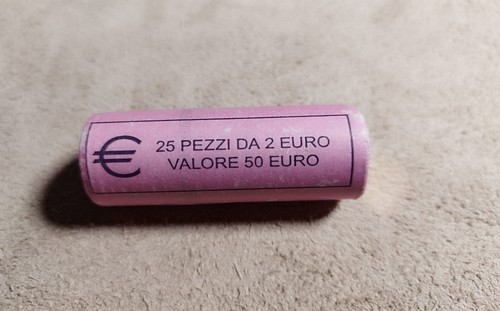 Rotolino monete 2 euro - 25,