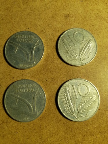 Lotto 975 monete 10 - di, da