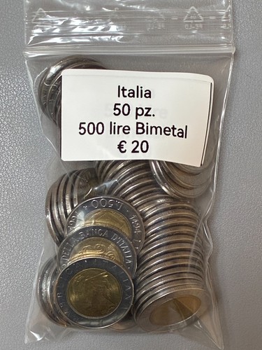 Lotto monete 500 lire - lotto,