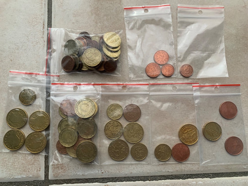 Lotto monete cent - da,