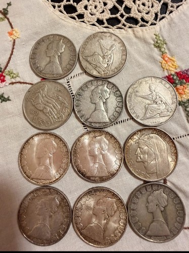 Moneta 500 lire argento - moneta, d'argento
